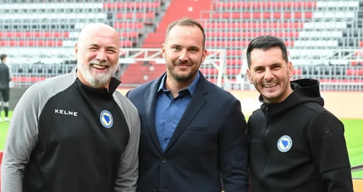 Sergej Barbarez, Vico Zeljković i Emir Spahić/Foto: 