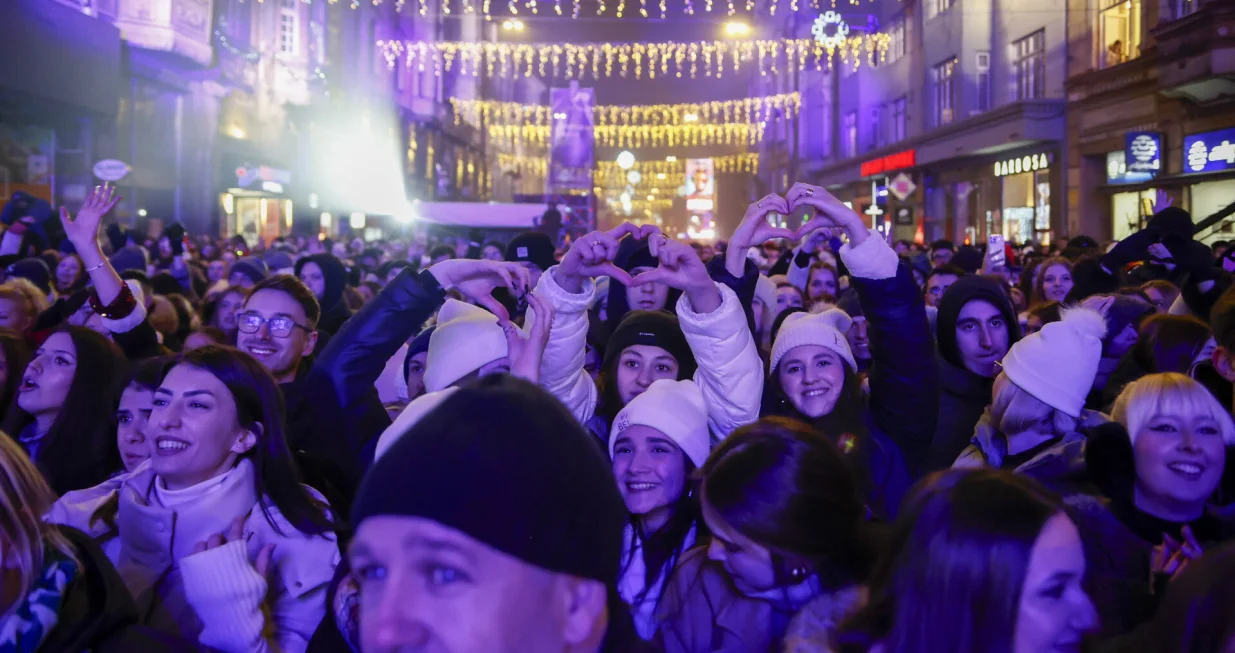 Adi &Scaron;o&scaron;e i Severina publika uoči Nove godine 2024-2025/Damir Deljo