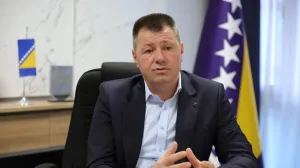 Predsjednik Vanjskotrgovinske/Spoljnotrgovinske komore Bosne i Hercegovine Ahmet Egrlić/Senad Gubelić