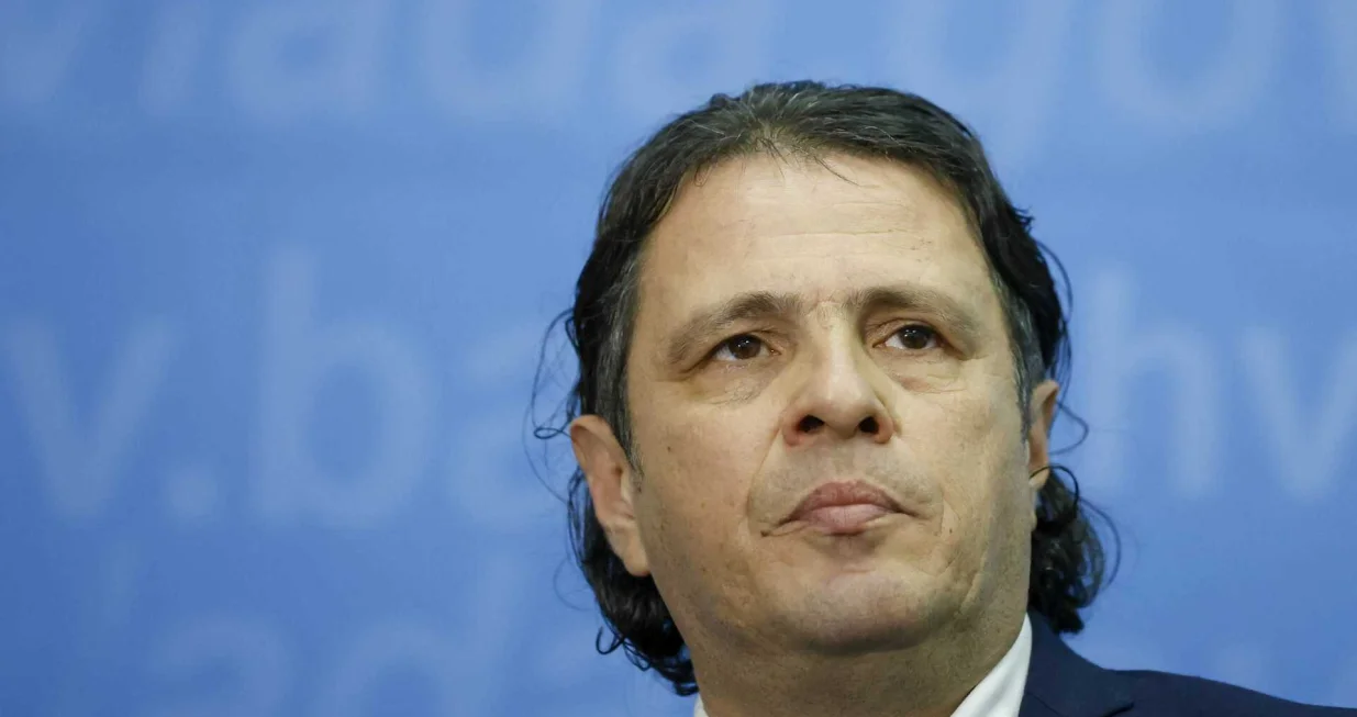 Toni Kraljević, ministar finansija FBiH, press konferencija, minimalna plata/Damir Deljo