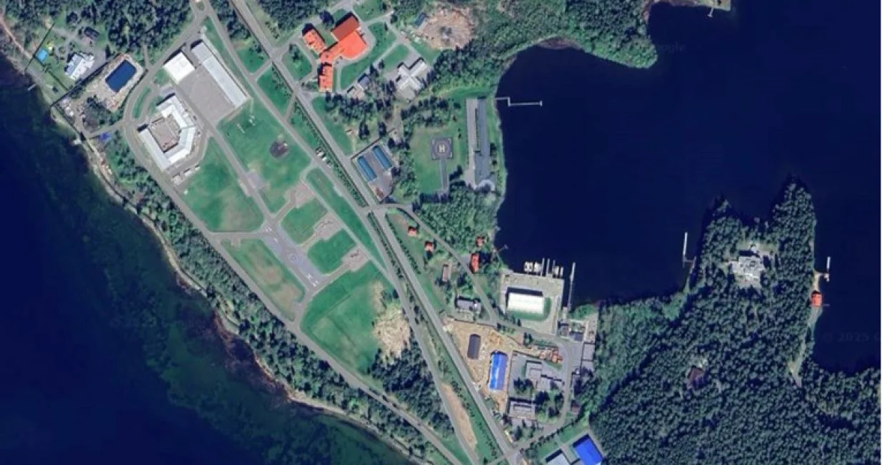Satelitska snimka područja u Novgorodskoj oblasti gdje se nalazi jedna od službenih rezidencija Vladimira Putina.Foto: Google Maps/