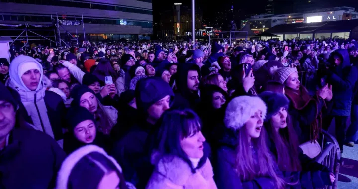 Javni doček Nove 2026. godine u Sarajevu, nastup Dženana Lončarevića//