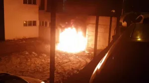 Zapaljen automobil Slavka Simića/