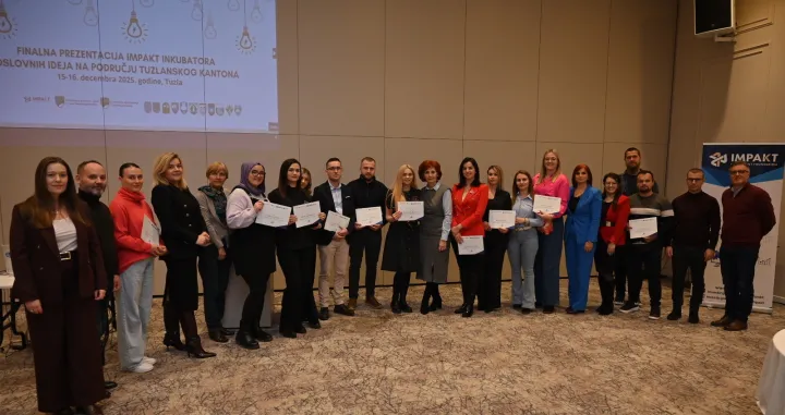 Finalna prezentaciji IMPAKT inkubatora poslovnih ideja na području Tuzlanskog kantona/