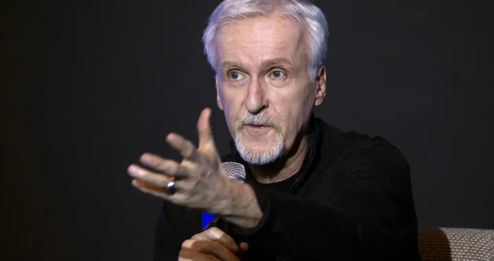 epa10356096 Director James Cameron attends a press event for the film 'Avatar: The Way of Water', in Seoul, South Korea, 09 December 2022. The film will open in South Korean theaters on 14 December. EPA/JEON HEON-KYUN/Jeon Heon-kyun