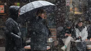 Snjeg šetnja saobračaj ilustracije zima/Senad Gubelić