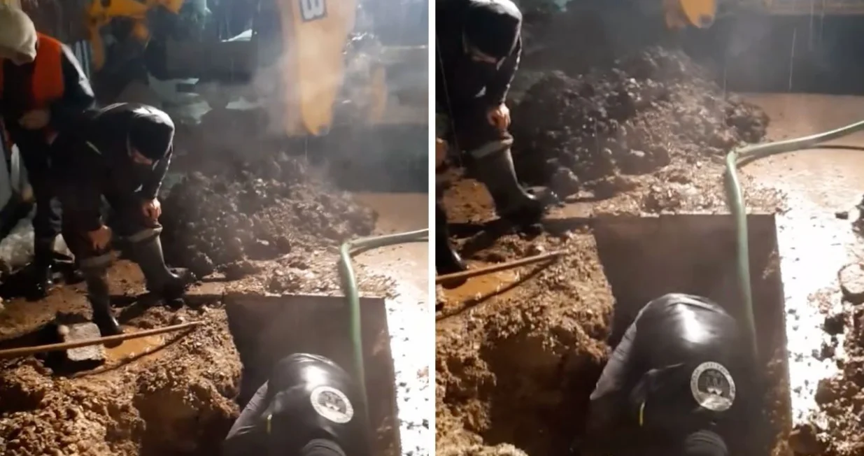 KJKP ViK na terenu, u toku popravka kvara/Facebook