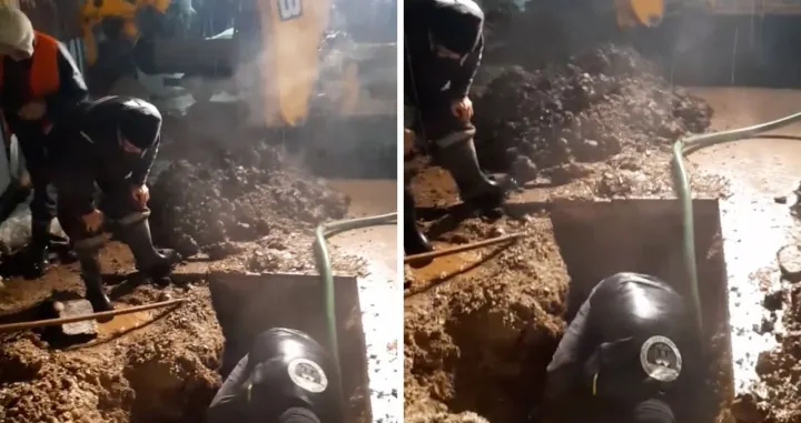 KJKP ViK na terenu, u toku popravka kvara/Facebook