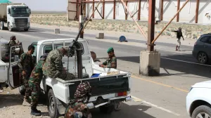 Southern Transitional Council (STC) security personnel work at a checkpoint in Aden, Yemen, January 5, 2026. REUTERS/Fawaz Salman/Fawaz Salman