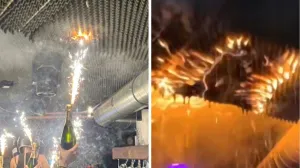 Požar u baru Le Constellation u Crans-Montani, u Švicarskoj/Screenshot