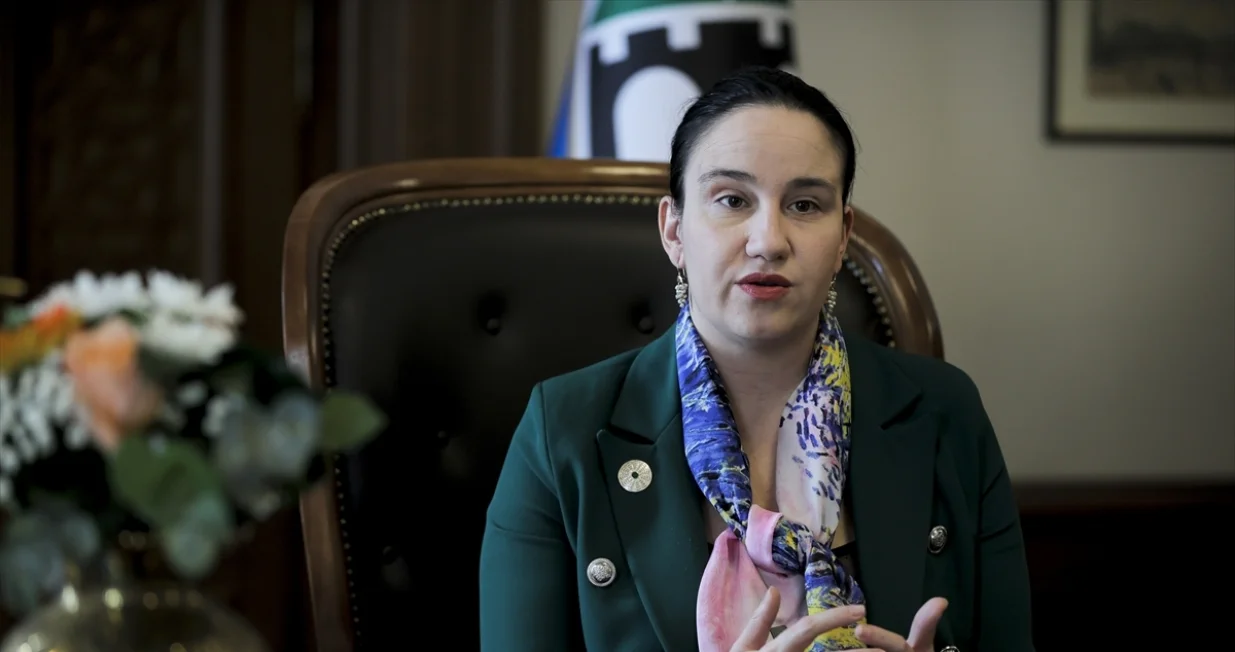 Benjamina Karić (ozbiljna), gradonačelnica Sarajeva/Anadolija