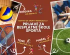 Besplatne &scaron;kole sporta, Općina Centar/