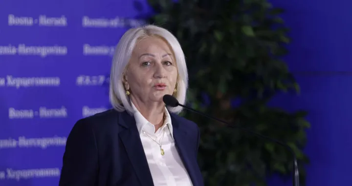 Borjana Kri&scaron;to, predsjedavajuća Vijeća ministara BiH nakon sastanka sa evropskom komesarkom za pro&scaron;irenje Martom Kos/Amer Kajmović
