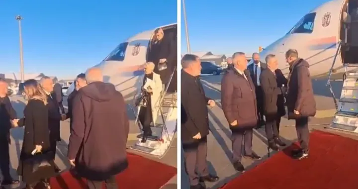 Doček delegacije Srbije na banjalučkom aerodromu/Vlada Rs