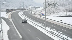 Autuoput RS, 9. januar, Republika Srpska, snijeg na autoputu/Srna