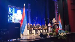 Milorad Dodik, lider SNSD-a, svečana akademija u Brčkom, neustavni dan RS/Rtrs