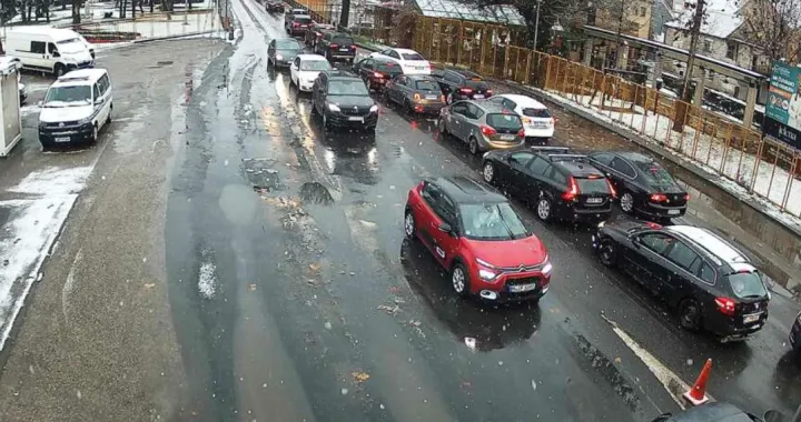 Gužva na granici, kolona/Amk Rs