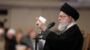 Iran's Supreme Leader Ayatollah Ali Khamenei speaks during a meeting in Tehran, Iran January 3, 2026. Office of the Iranian Supreme Leader/WANA (West Asia News Agency)/Handout via REUTERS ATTENTION EDITORS - THIS PICTURE WAS PROVIDED BY A THIRD PARTY./Office Of The Iranian Supreme Le