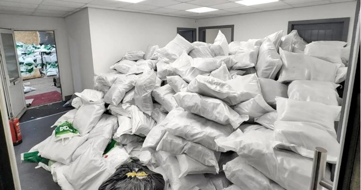 Veliki "ulov" policije/Printscreen/Sky News//