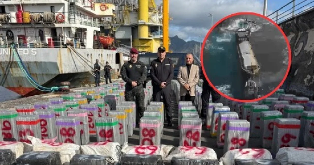 Zapljena skoro 10 tona kokaina predstavlja najveći "ulov" &scaron;panske Nacionalne policije/Screenshot X