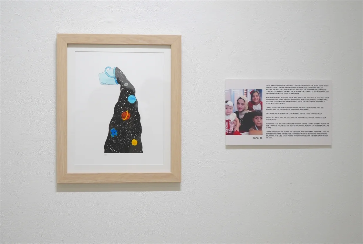 Rachel Accurso, odgajateljica djece pred&scaron;kolske dobi i YouTuberica najpoznatija kao Ms. Rachel, u New Yorku je predstavila izložbu i prodaju umjetničkih radova djece iz Gaze/Sel&ccedil;uk Acar