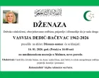 Vasvija Dedić Bačevac, smrtovnica//