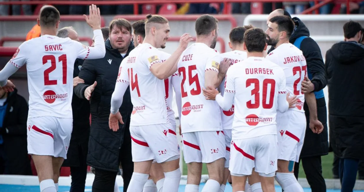 Detalj sa utakmice Zrinjski - Velež (FOTO: H&Scaron;K Zrinjski)/Foto: 