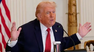 U.S. President Donald Trump participates in a roundtable on rural health, at the White House in Washington, D.C., U.S., January 16, 2026. REUTERS/Nathan Howard/Nathan Howard