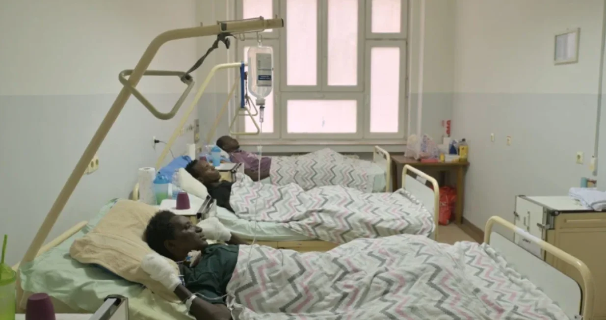 Sudanci, promrzline, bolnica, Tuzla/Detektor.ba