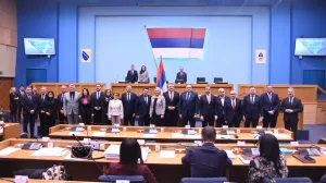 Narodna skupština Republike Srpske, izbor druge vlade Save Minića, polaganje zakletve/