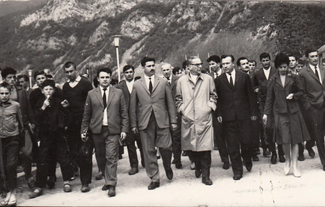 Ivo Andrić u posjeti Vi&scaron;egradu, 1963./