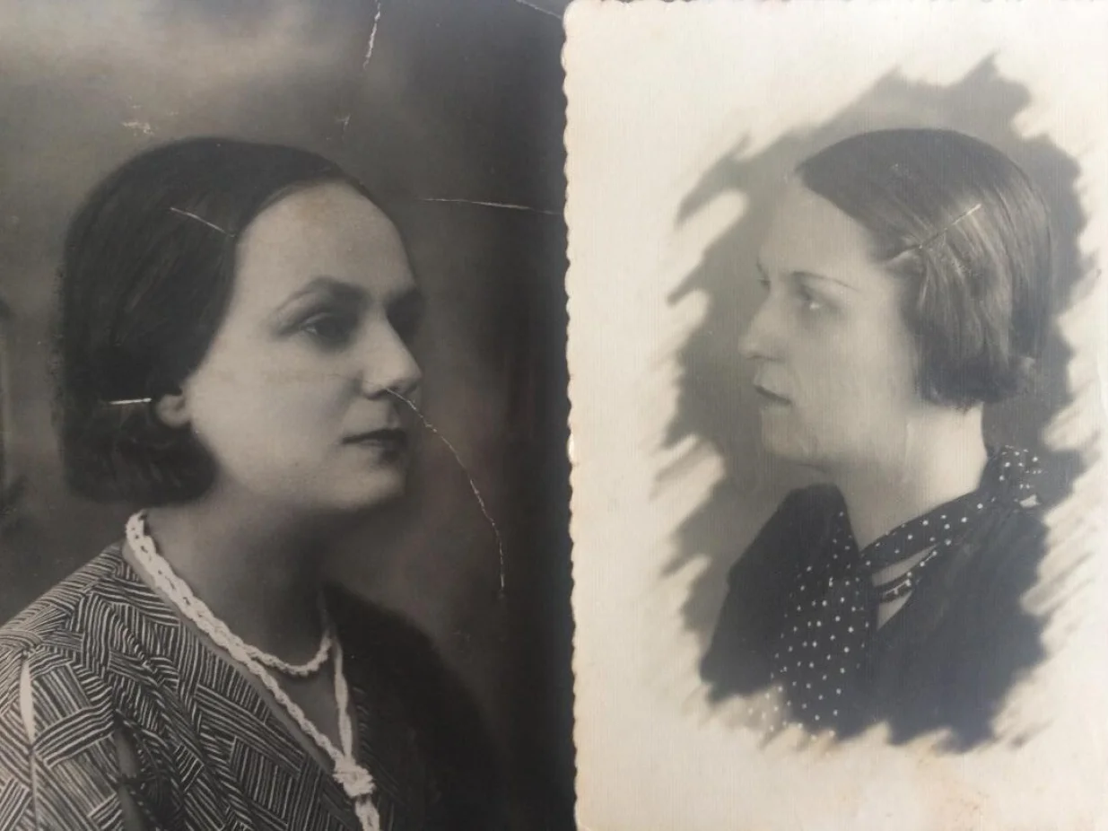 Adela i Helena Skarda, unuke Lotikine sestre Adelaide, 1936./