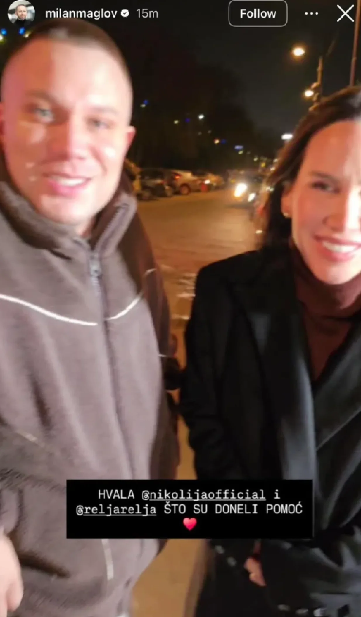 Nikolija i Relja Popović/Instagram