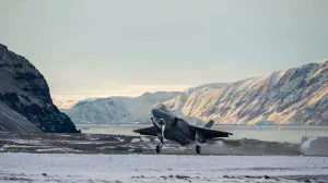 Američki F-35 na Grenlandu/Screenshot 