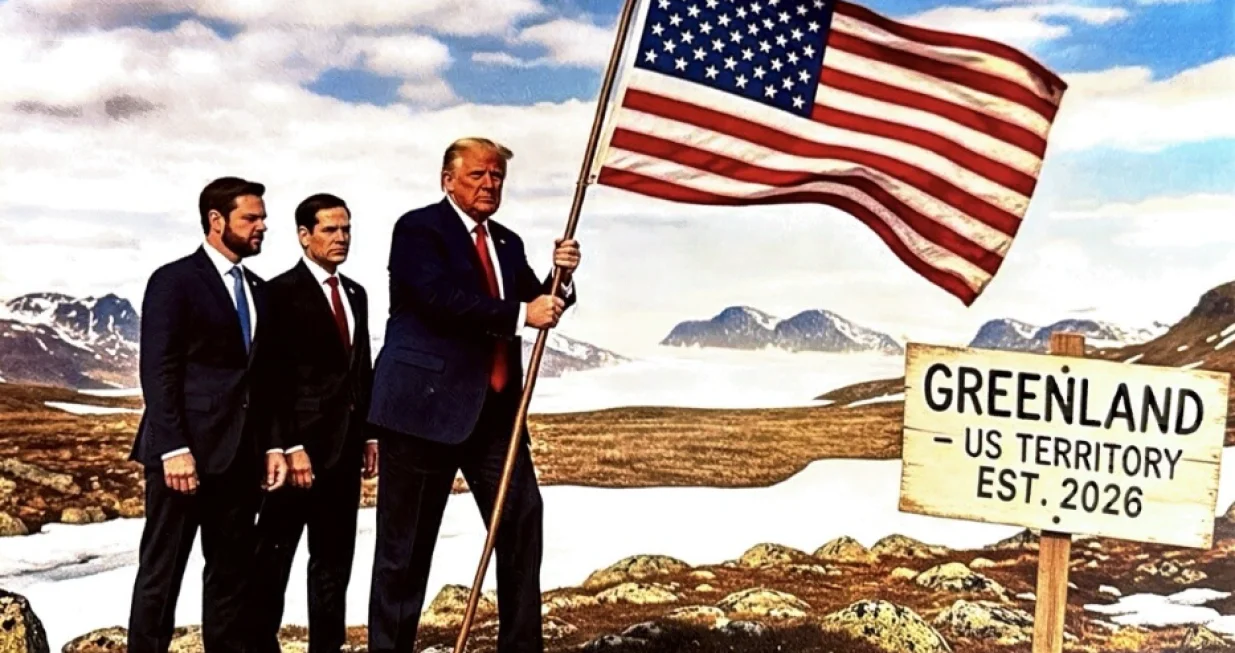 donald trump, greenland, grenland, ai slika, truth social/