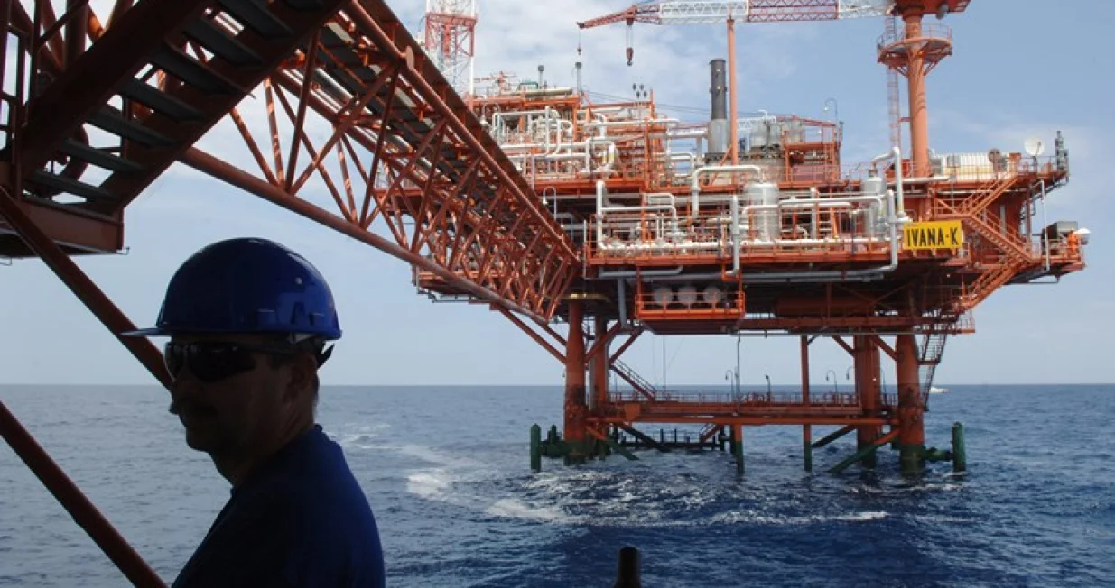 Plinska platforma, Hrvatska, more, Jadran, INA/D. Memedović