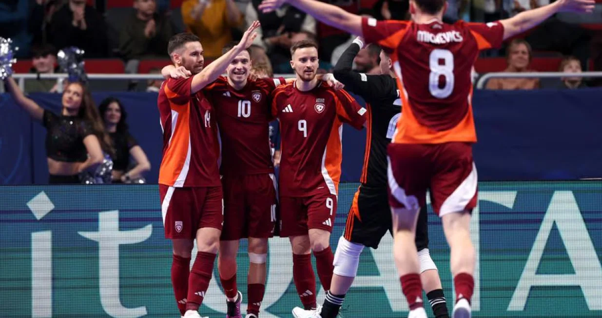 Futsal reprezentacija Latvije/Foto: 