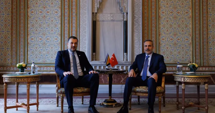 Ministar vanjskih poslova BiH Elmedin Konaković i ministar vanjskih poslova Turske Hakan Fidan, susret, sastanak/