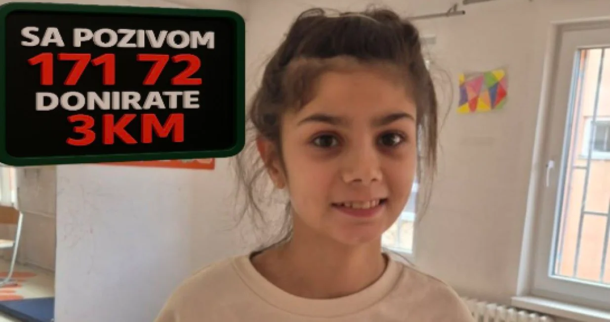 Pokrenut je humanitarni apel za liječenje djevojčice Iman Ba&scaron;ić/Screenshot