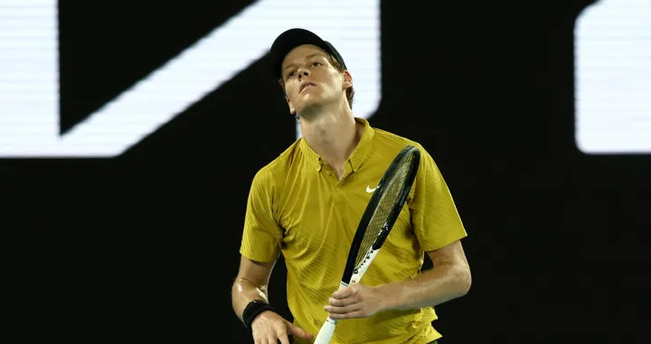 Tennis - Australian Open - Melbourne Park, Melbourne, Australia - January 24, 2026 Italy's Jannik Sinner during his third round match against Eliot Spizzirri of the U.S. REUTERS/Tingshu Wang/Foto: Tingshu Wang