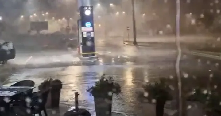 Nevrijeme u Mostaru, ki&scaron;a/Prtsc