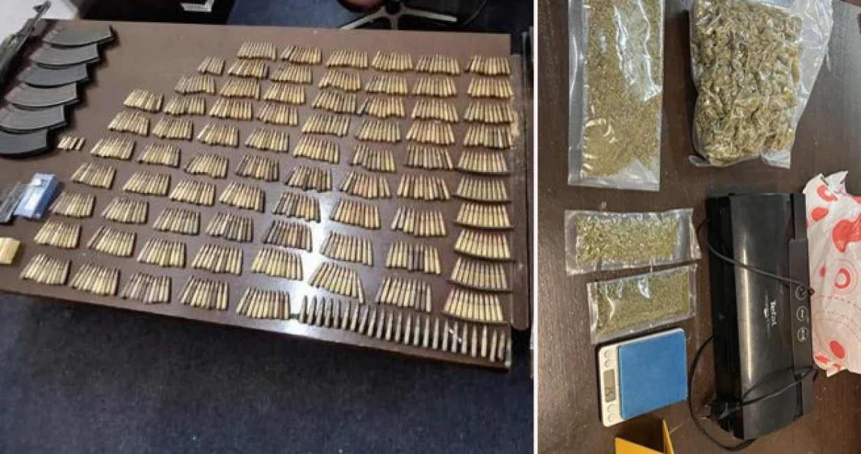 akcija Ammo MUP-a KS kolaž, uhap&scaron;en ajdin sadiković/Mupks