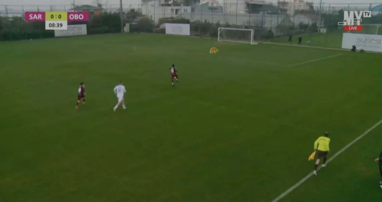 Sarajevo povelo protiv Obolona (FOTO: Screenshot/MYTV)/Foto: 