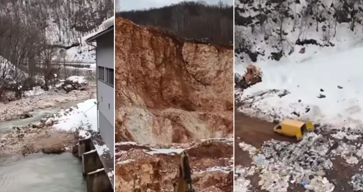 karton revolucija, istočno sarajevo, željeznica, kamenolom deponija/Screenshot