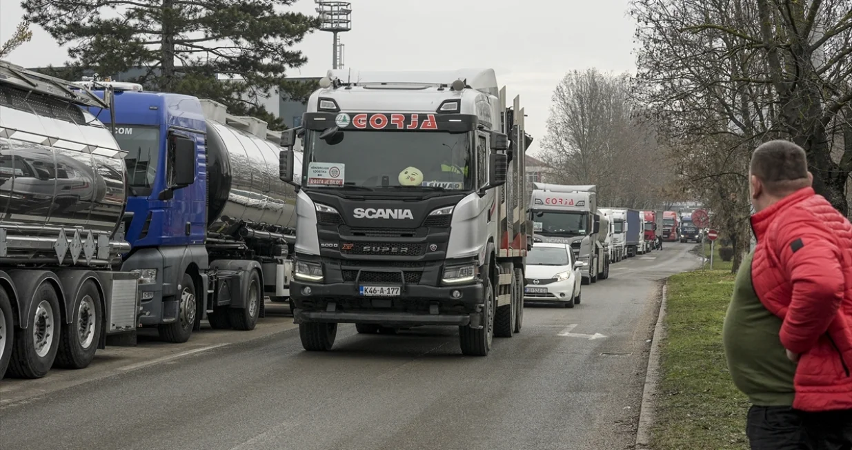 Konzorcijum Logistika BiH, prevoznici, kamiondžije, blokada, blokade, granični prelazi, granični terminali/Anadolija