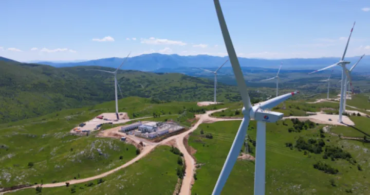 Vjetroelektrana "Ivovik" između Livna i Tomislavgrada, Kantonu 10, zapadna BiH/