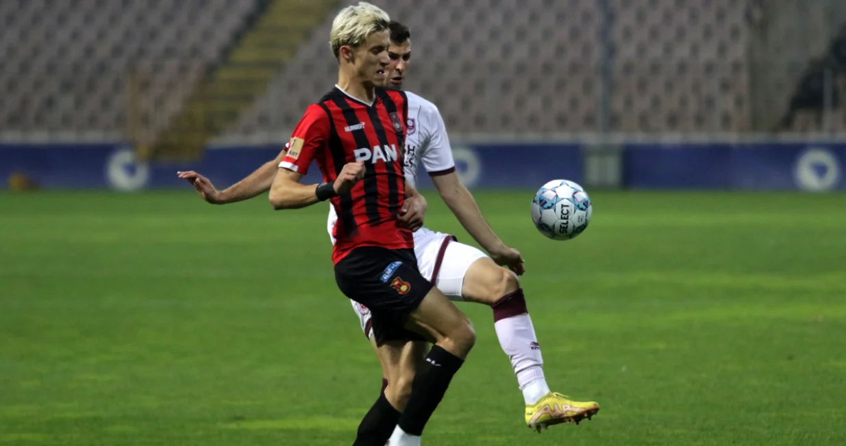 NK Čelik - FK Sarajevo, &scaron;esnaestina finala Kupa BiH 2022/2023, stadion Bilino polje, Zenica, 19.10.2022./Foto: Sanel Konjhodžić