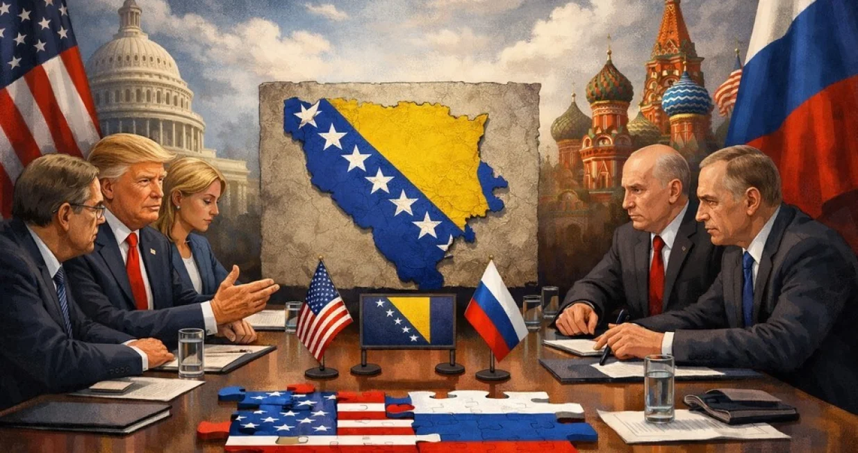 &Scaron;ta se o BiH govori iza zatvorenih vrata/Ilustracija/ChatGPT/