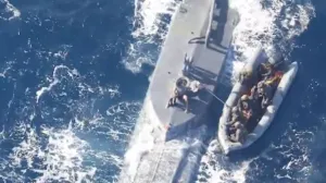 Plovilo potonulo/Printscreen/X.com//