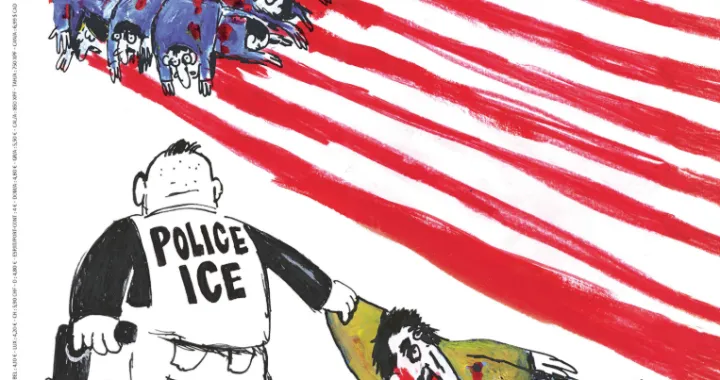 charlie hebdo, naslovnica, satirični medij, ice, imigracijska služba, sad/Screenshot